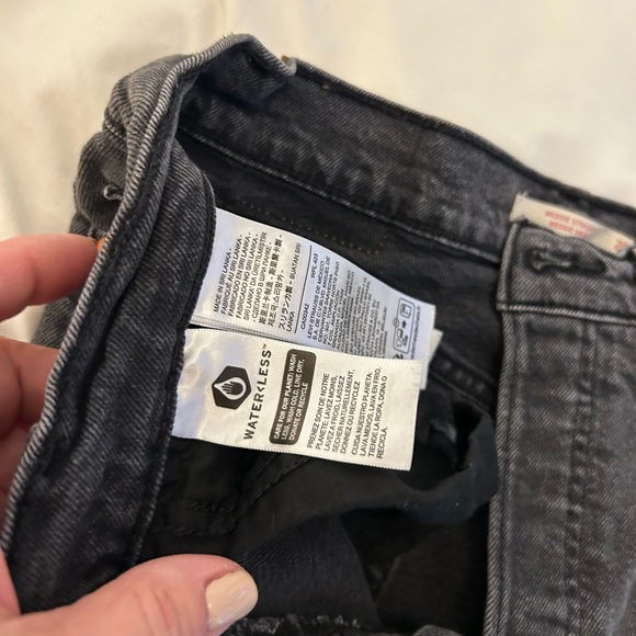 SOLD❗️Levi’s wedgie straight 28 washed black - Picture 11 of 12